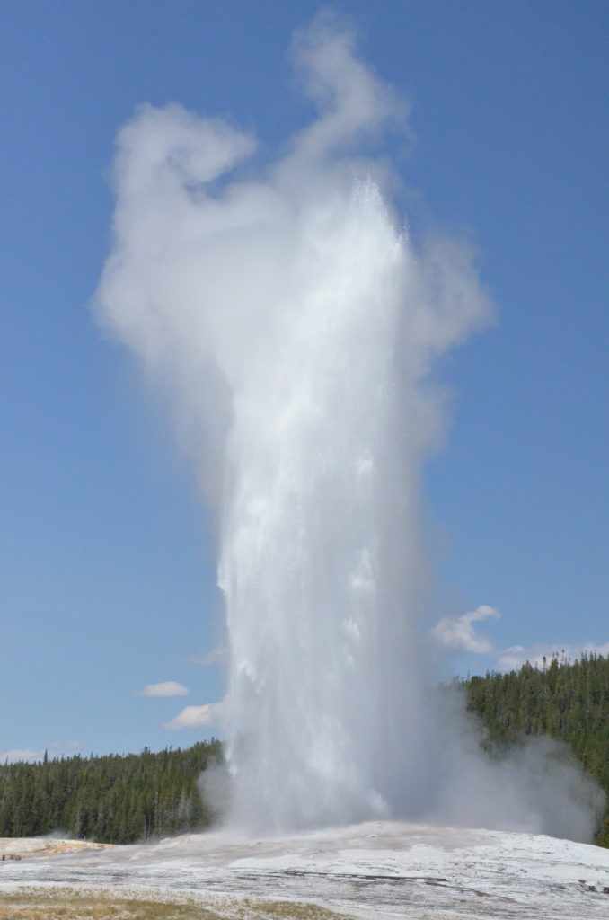The Old Faithful geyser